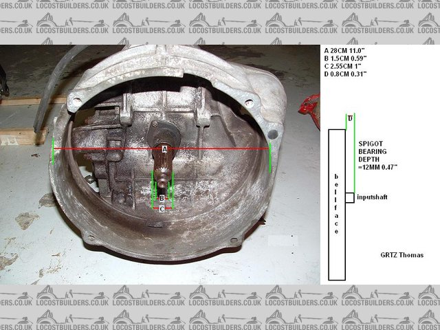 G50 bellhousing dimensions